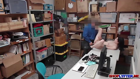 Sexy young chick gets face full of cum