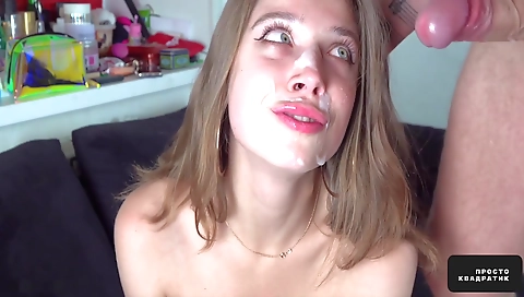 Mature couple fucks in the kitchen