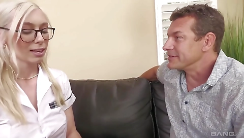 Mature woman has a big dick