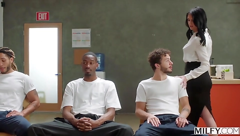 Hot girl with big black cock